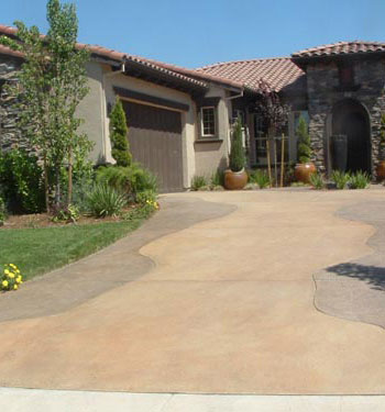 El Dorado Hills Concrete Landscape Design